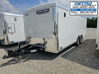 New 2024 Sure-Trac 8.5' x 20' 10K Landscape Pro Enclosed Round Top Cargo Trailer