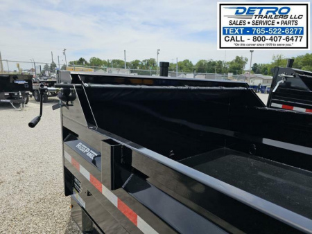 New 2024 Sure-Trac 82" x 14' 15.4K Telescopic Pro Series Dump Trailer