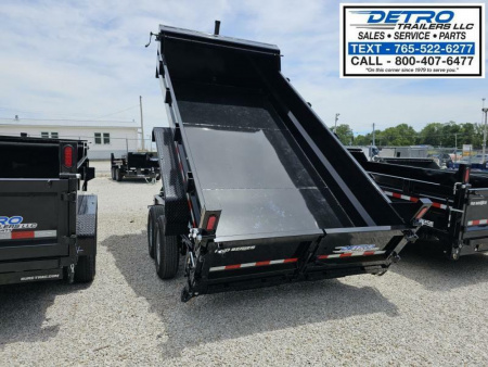 New 2024 Sure-Trac 82" x 14' 15.4K Telescopic Pro Series Dump Trailer