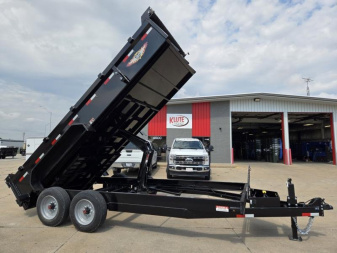 New 2025 H and H Trailer 83x16 Industrial Dump Trailer  16K Scissor