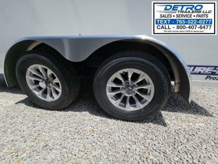 New 2024 Sure-Trac 7' x 12' 7K Ramp Door Pro Series Enclosed Wedge Cargo Trailer