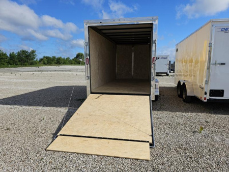 New 2024 Sure-Trac PENSKE YELLOW 7' x 16' 10K Pro Series Ramp Door Enclosed Cargo Trailer