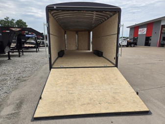 New 2027 H&H Trailers 8.5x24 HH Series Round Top V-Nose Enclosed Car Hauler Trailer 14K Cargo / Enclosed Trailer