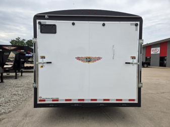 New 2027 H&H Trailers 8.5x24 HH Series Round Top V-Nose Enclosed Car Hauler Trailer 14K Cargo / Enclosed Trailer