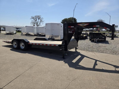 New 2027 H&H Trailers 82x16+6 Gooseneck Gravity Tilt Equipment Trailer 16K Equipment Trailer