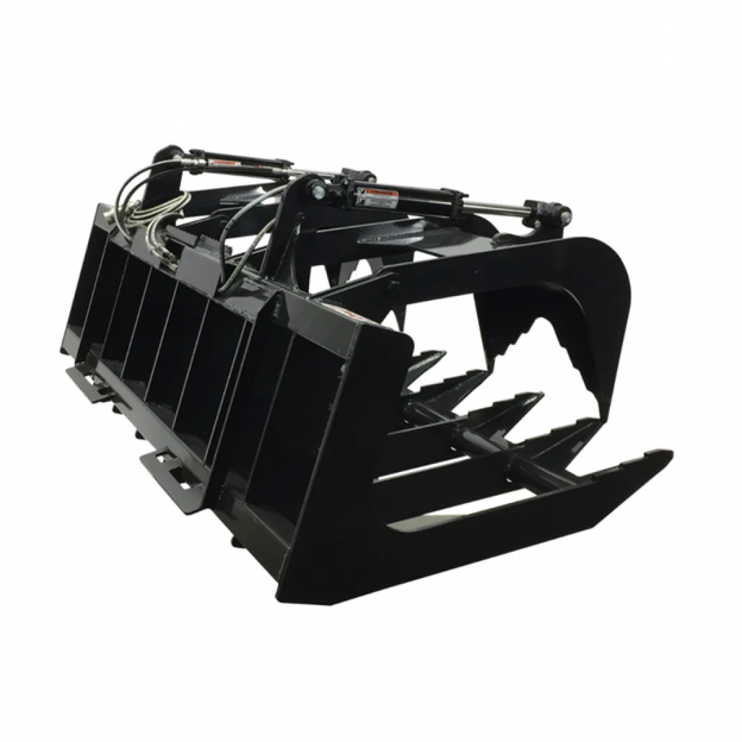 New Stout Skid Steer 72-8 Brush Grapple Attachment