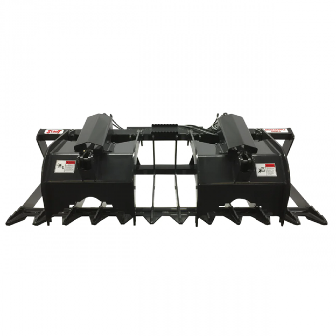 New Stout Skid Steer 84-6 Brush Grapple Attachment