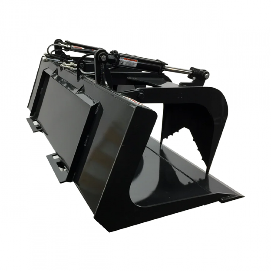 New Stout Skid Steer 72" Flat Bottom Grapple Attachment