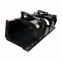 New Stout Skid Steer 72  Flat Bottom Grapple Attachment