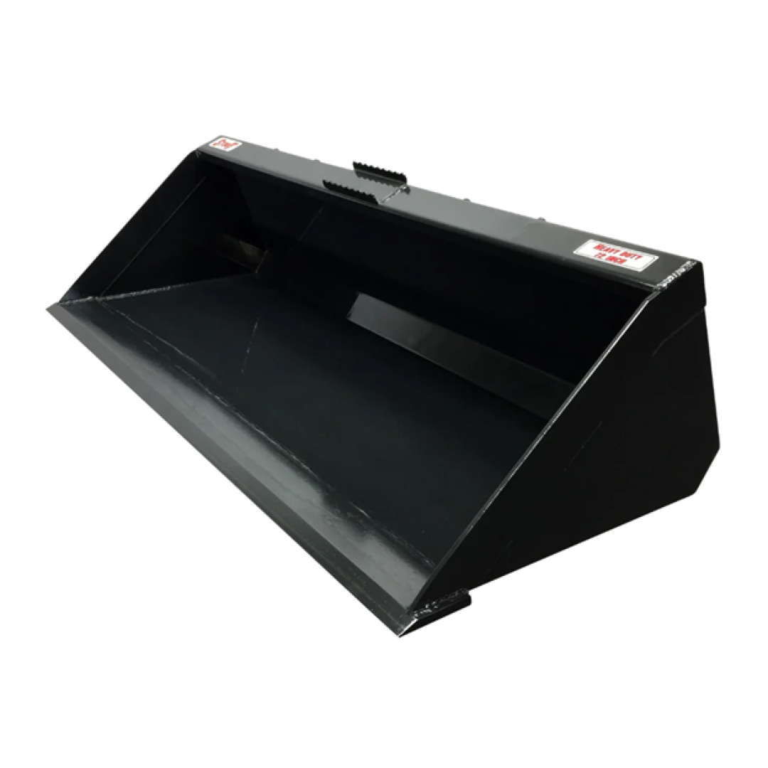 New Stout Skid Steer 72" Smooth Material Bucket Attachment