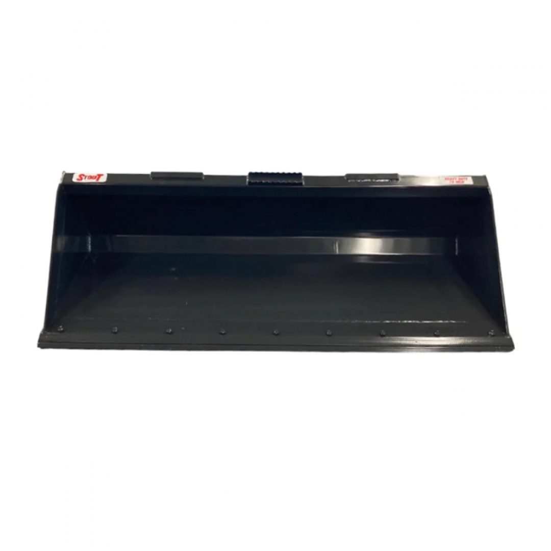 New Stout Skid Steer 78" Smooth Material Bucket Attachment