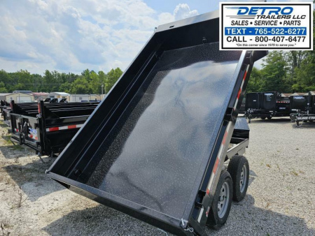 New 2025 Sure-Trac 6' X 10' 7K Single Ram SD Deckover Dump Trailer