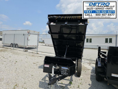 New 2025 Sure-Trac 6' X 10' 7K Single Ram SD Deckover Dump Trailer