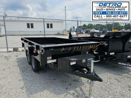 New 2025 Sure-Trac 6' X 10' 7K Single Ram SD Deckover Dump Trailer