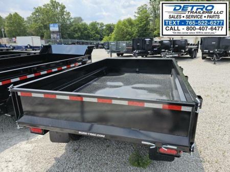 New 2025 Sure-Trac 6' X 10' 7K Single Ram SD Deckover Dump Trailer