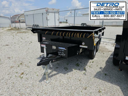 New 2025 Sure-Trac 6' X 10' 7K Single Ram SD Deckover Dump Trailer