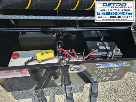 New 2025 Sure-Trac 6' X 10' 7K Single Ram SD Deckover Dump Trailer