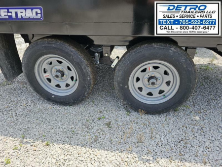 New 2025 Sure-Trac 6' X 10' 7K Single Ram SD Deckover Dump Trailer