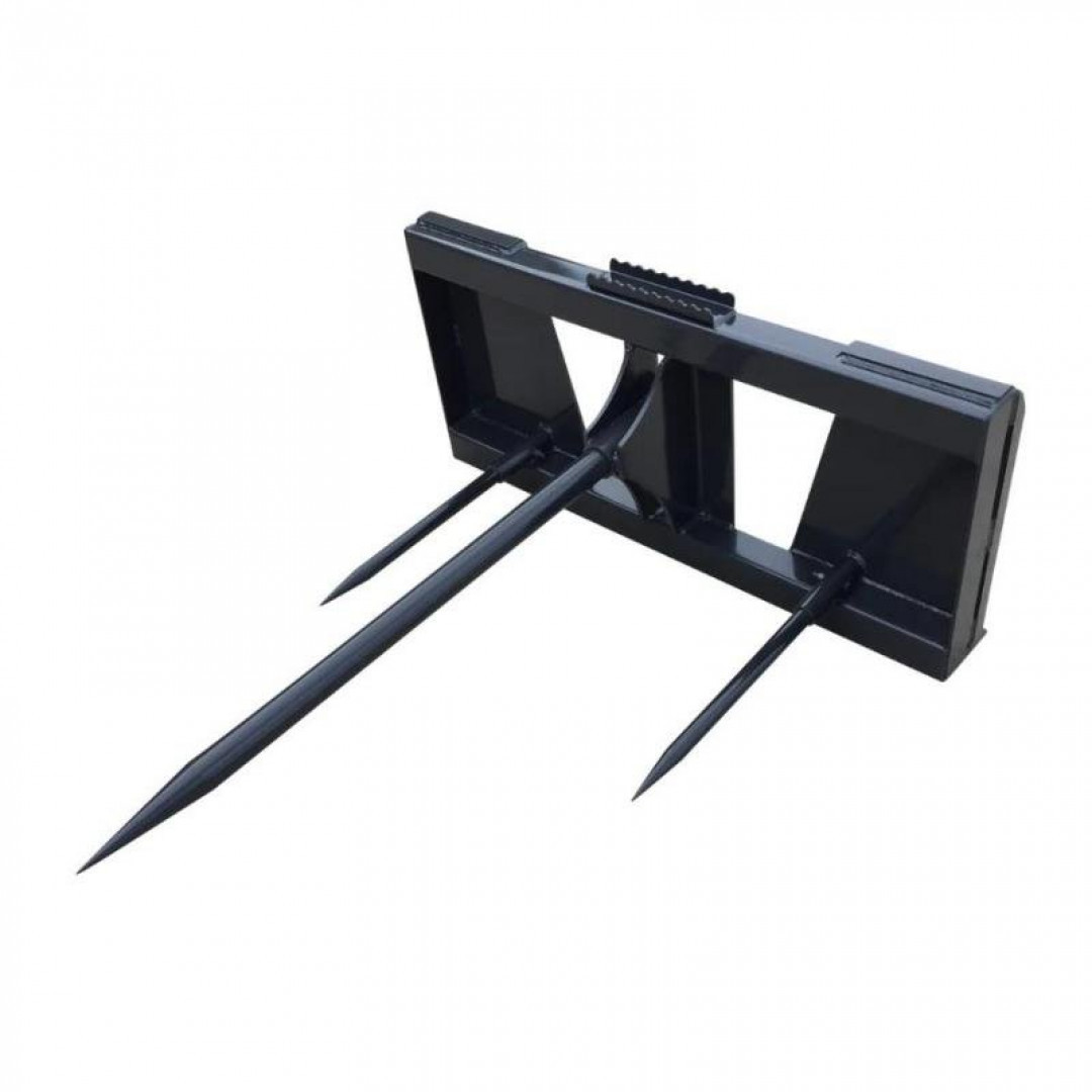 New Stout Skid Steer Round Bale Spear Attachment