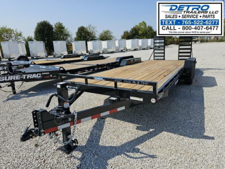 New 2025 Sure-Trac 7' x 22' (20+2) 14K Equipment Trailer