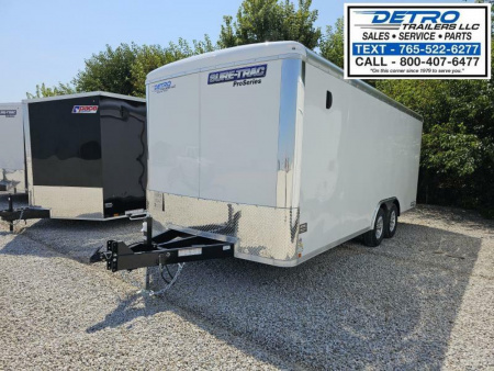 New 2025 Sure-Trac 8.5' x 20' 10K Pro Series Enclosed Round Top Car Hauler Trailer