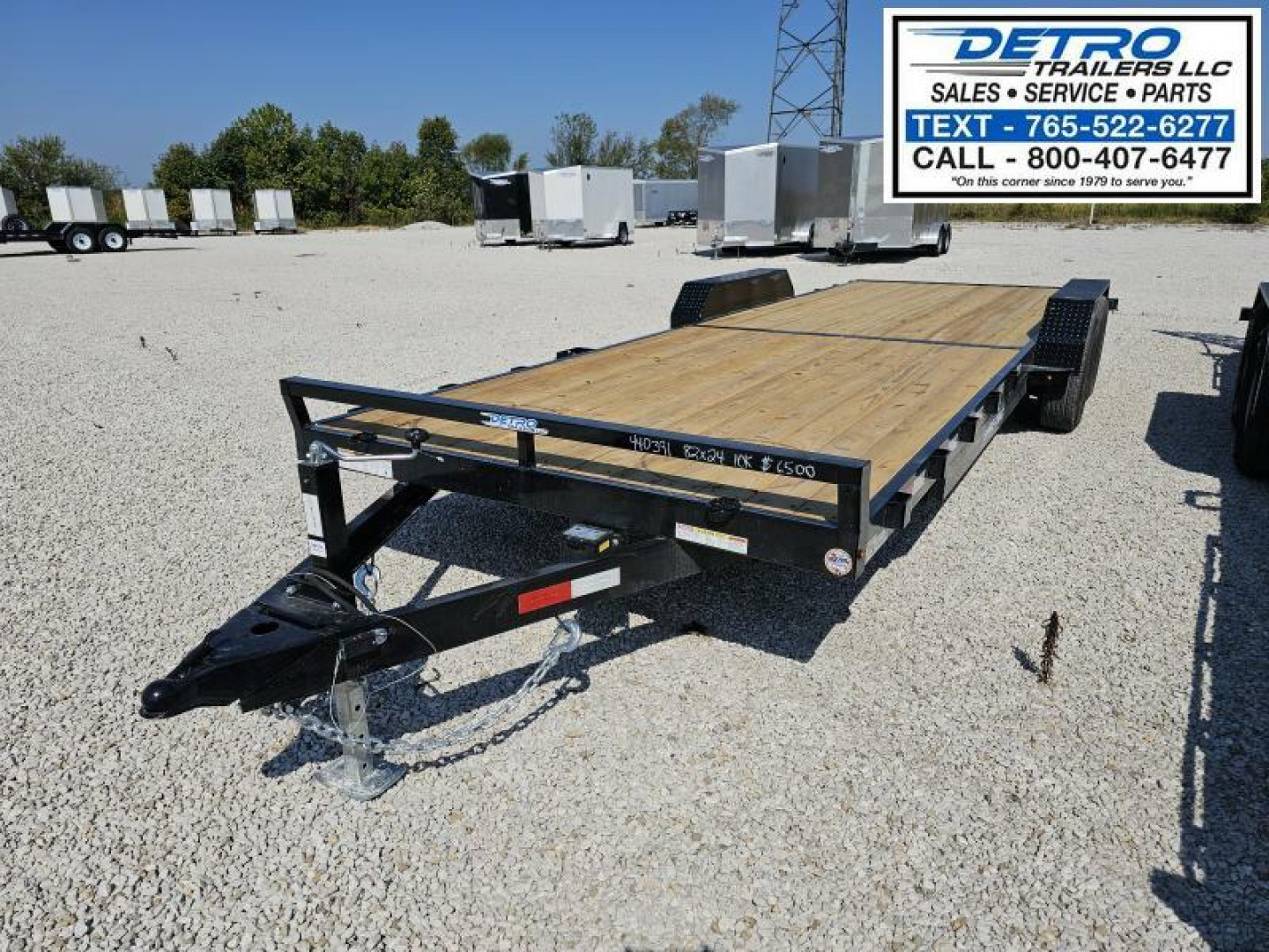 New 2025 Sure-Trac 7' x 24' (22+2) 10K C-Channel Car Hauler Trailer