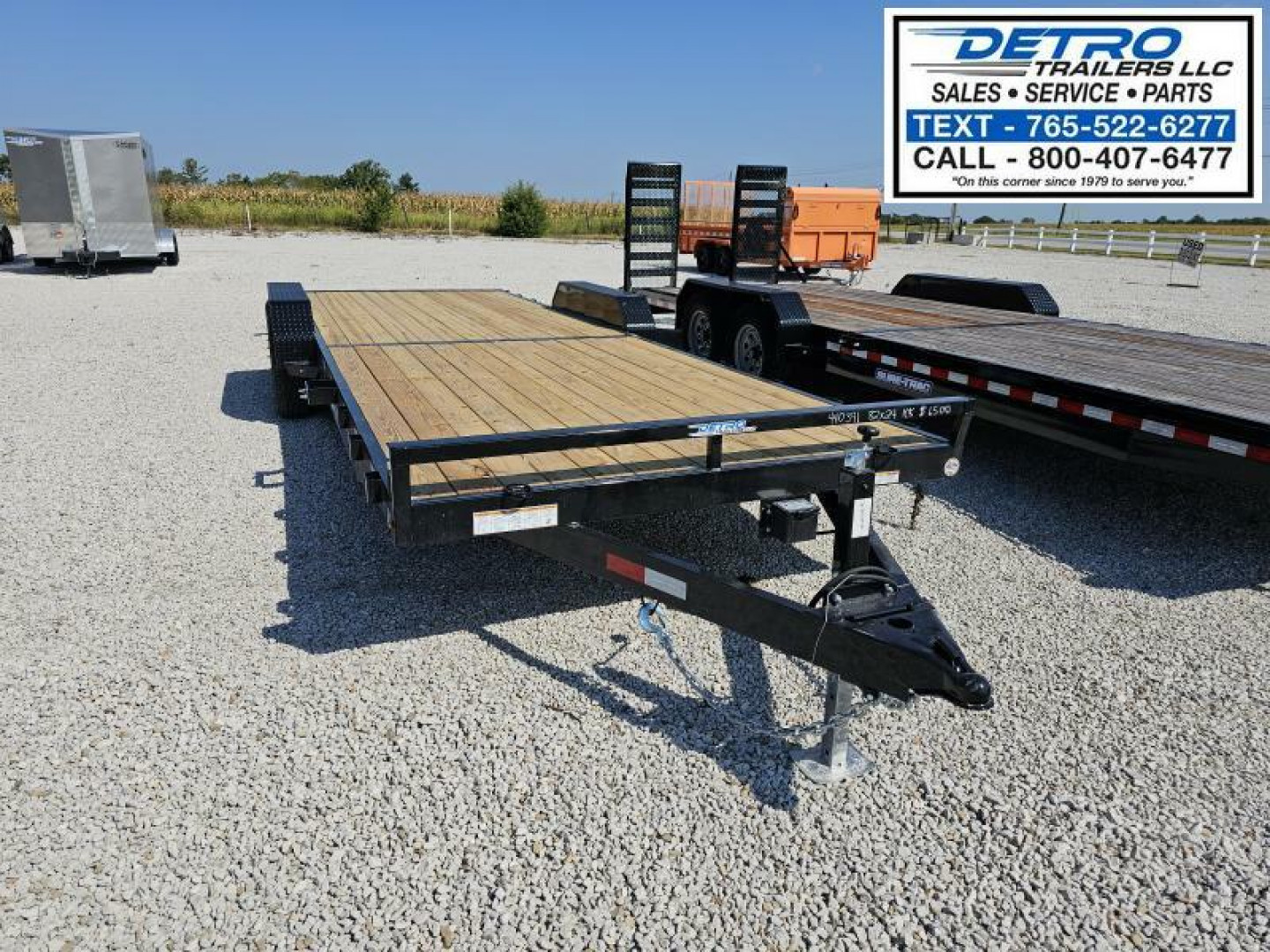 New 2025 Sure-Trac 7' x 24' (22+2) 10K C-Channel Car Hauler Trailer