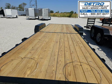 New 2025 Sure-Trac 7' x 24' (22+2) 10K C-Channel Car Hauler Trailer