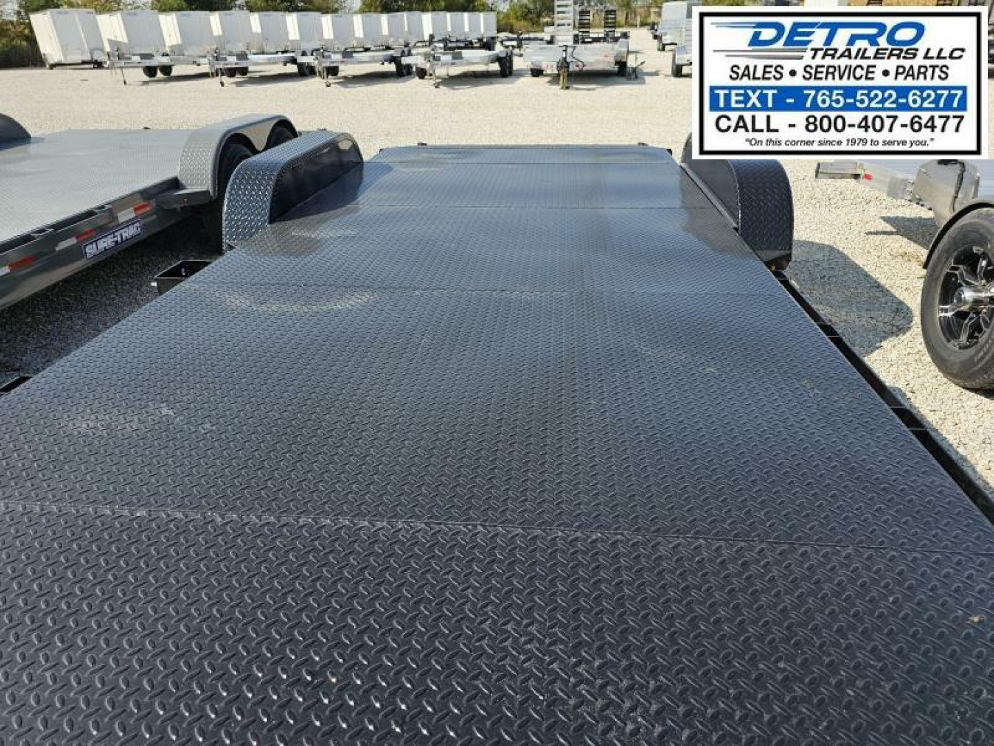 New 2024 Sure-Trac 7' x 20' (16+4) 10K Steel Deck Car Hauler Trailer