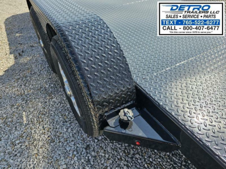 New 2024 Sure-Trac 7' x 20' (16+4) 10K Steel Deck Car Hauler Trailer