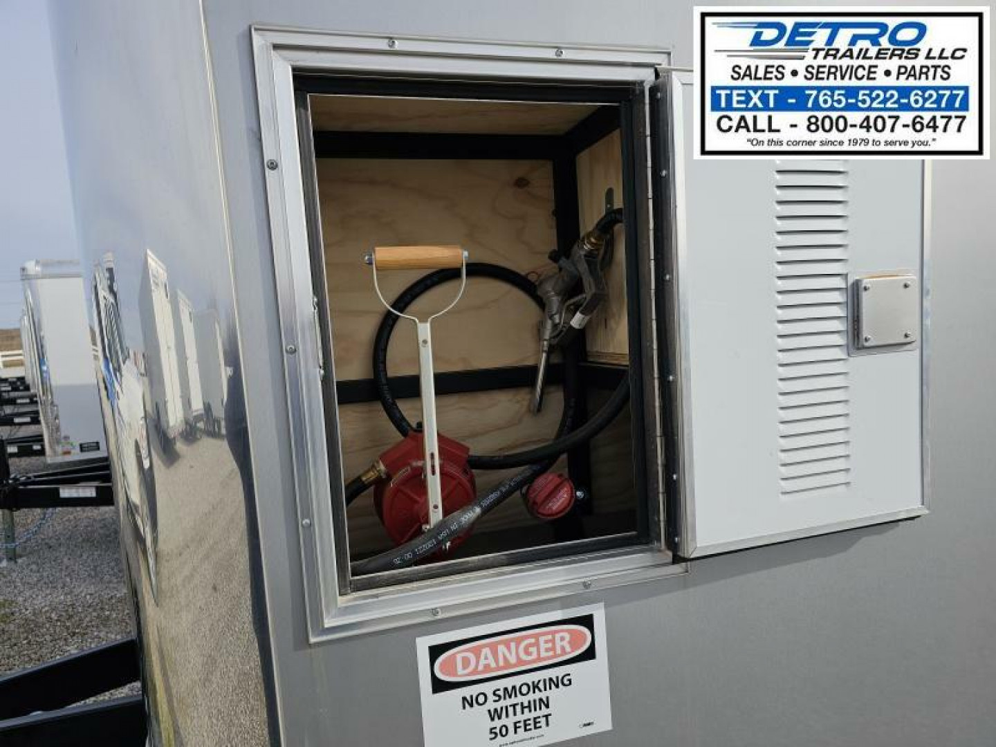 New 2023 SILVER Sure-Trac 8.5' x 20' 10K Landscape Pro Enclosed Cargo Trailer w/ Fuel Storage