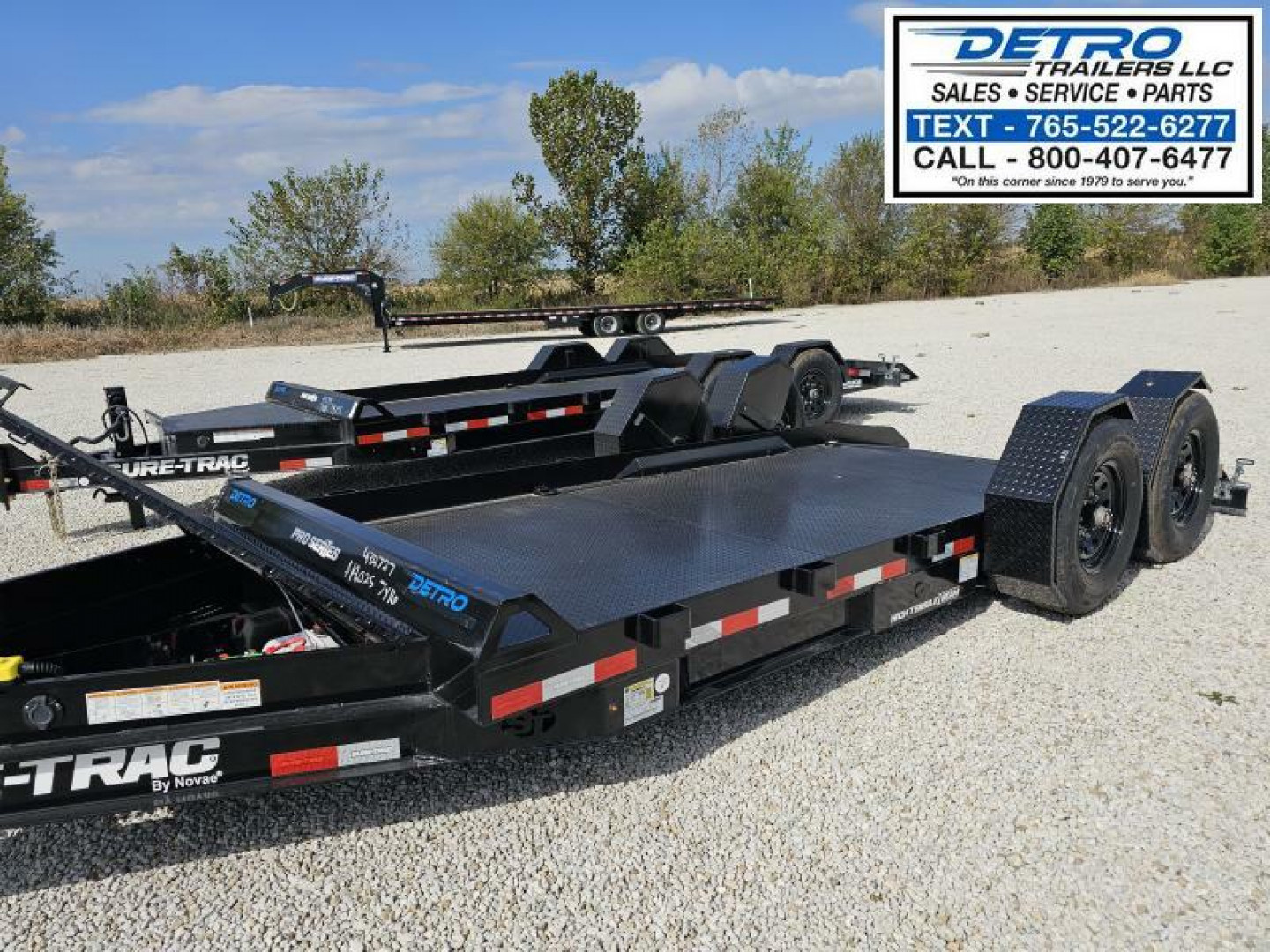 New 2024 Sure-Trac 7' x 16' 15.4K Drop-Deck Equipment Trailer