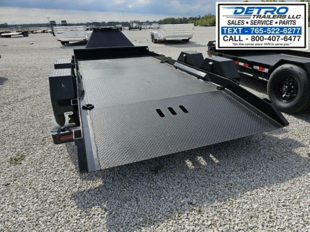 New 2024 Sure-Trac 7' x 16' 15.4K Drop-Deck Equipment Trailer