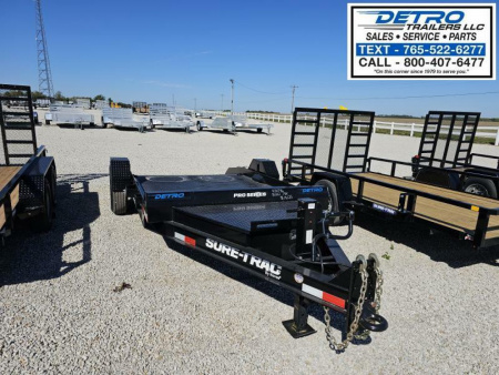 New 2024 Sure-Trac 7' x 12' 7.8K Drop-Deck Equipment Trailer