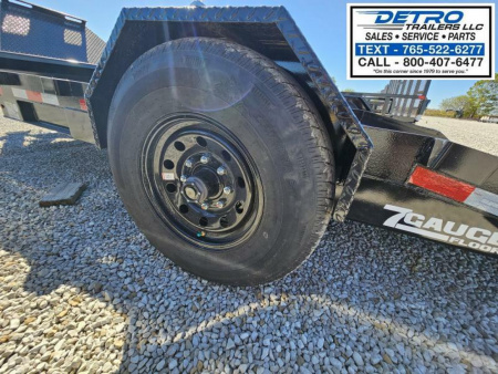 New 2024 Sure-Trac 7' x 12' 7.8K Drop-Deck Equipment Trailer