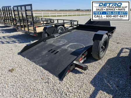New 2024 Sure-Trac 7' x 12' 7.8K Drop-Deck Equipment Trailer
