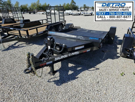 New 2024 Sure-Trac 7' x 12' 7.8K Drop-Deck Equipment Trailer