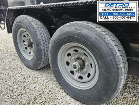 New 2025 Sure-Trac 82" x 14' 14K Telescopic HD Low Profile Dump Trailer w/ 4 Ft. Sides