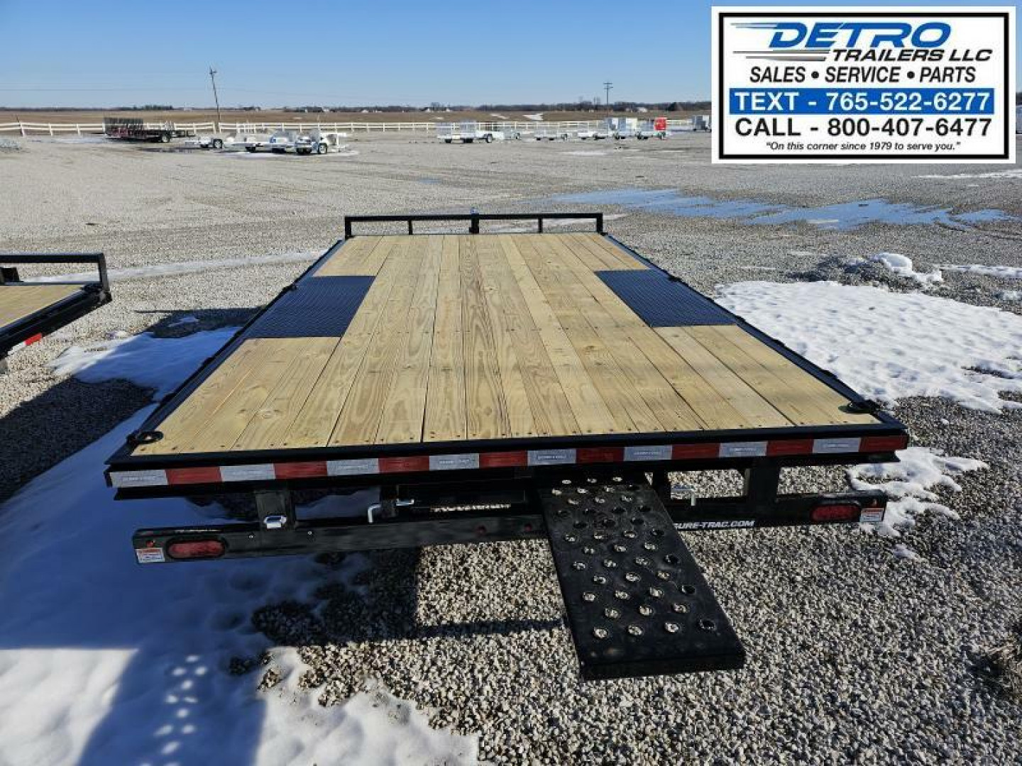 New 2025 Sure-Trac 102" x 16' 10K Low Profile Flat Deck Deckover Trailer