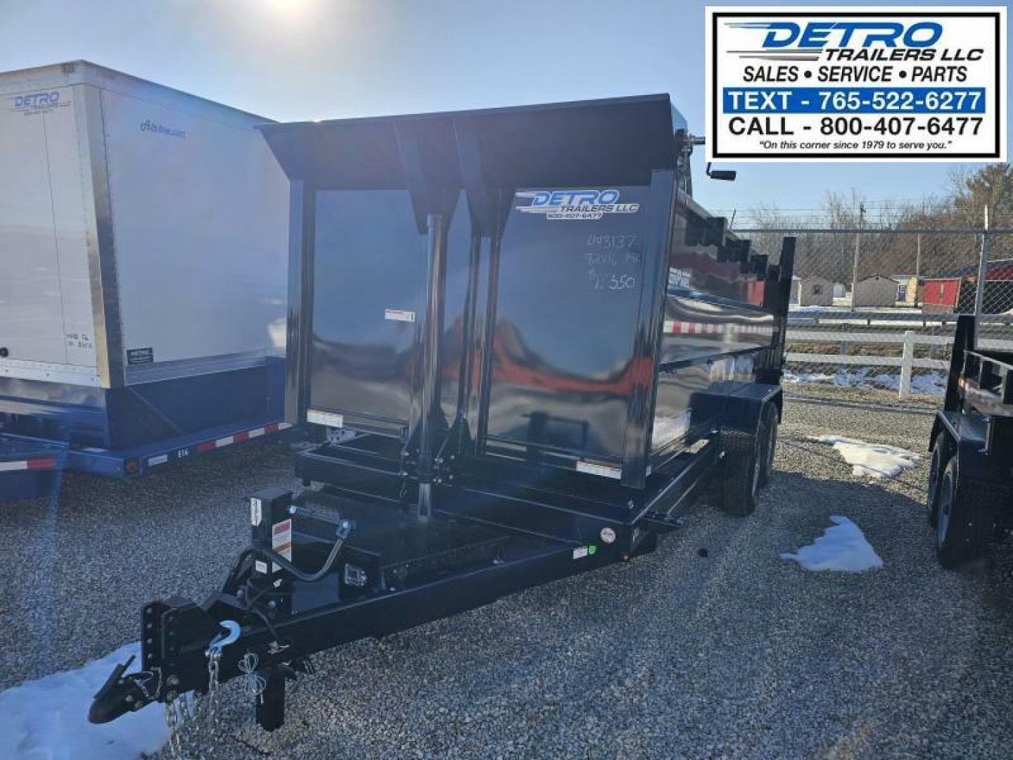 New 2025 Sure-Trac 82" x 16' 14K Telescopic HD Low Profile Dump Trailer w/ 4 Ft. Sides