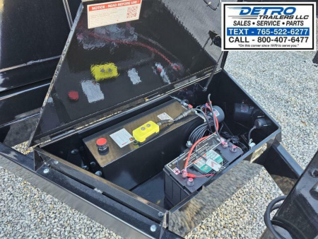 New 2025 Sure-Trac 82" x 16' 14K Telescopic HD Low Profile Dump Trailer w/ 4 Ft. Sides