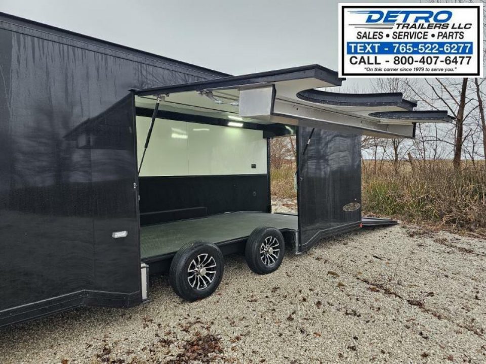 New 2024 Impact Trailers 8.5x28 10K Aftershock Car / Racing Trailer