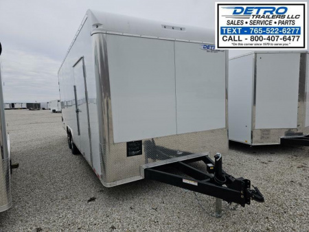 New 2025 Sure-Trac 8.5' x 24' 14K Double Rear Door Contractor Pro Enclosed Bullnose Cargo Trailer