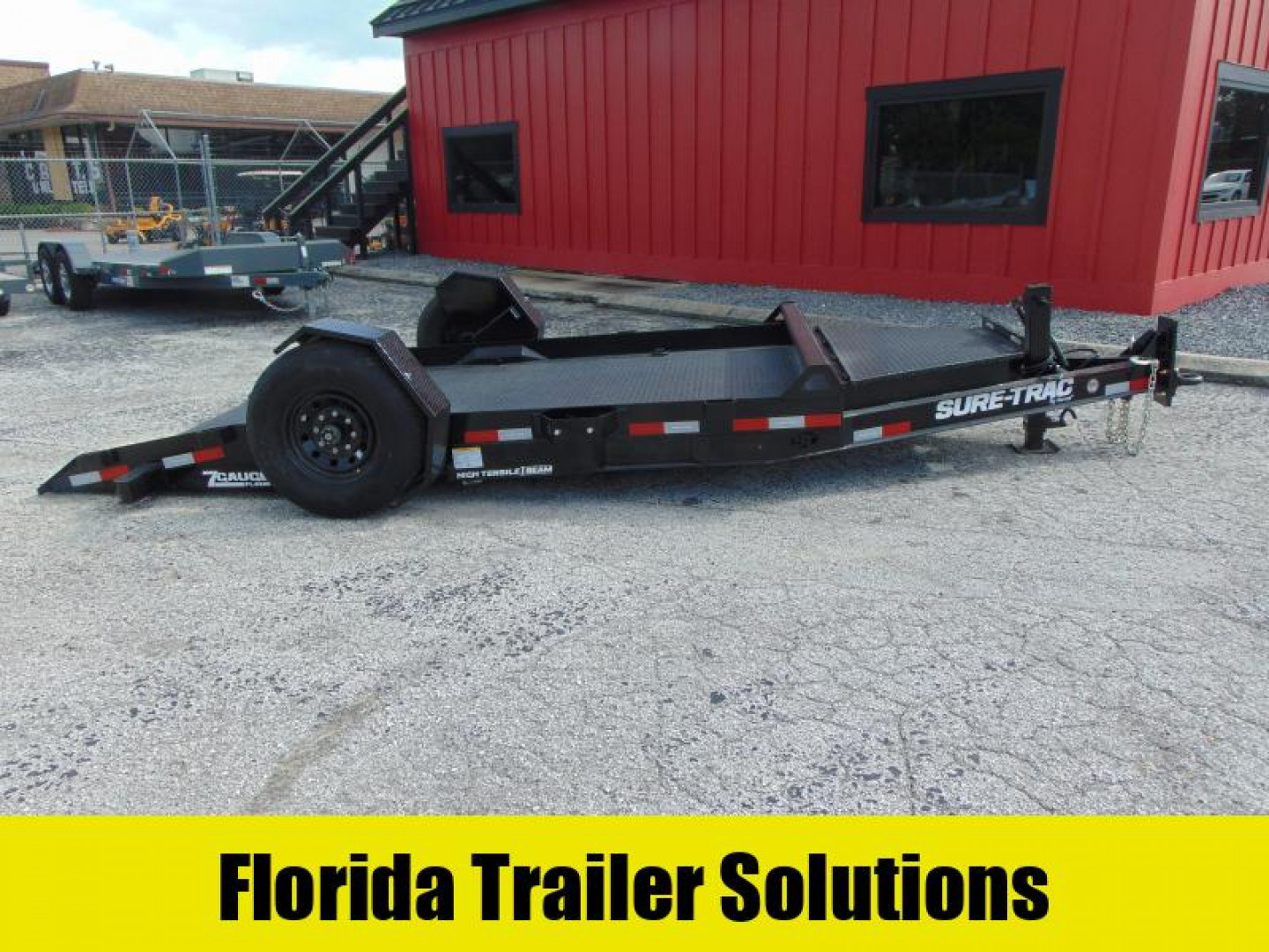 New Sure-Trac 7x12 Pro Series 7.8k Single Axle Tilt Equipment Trailer