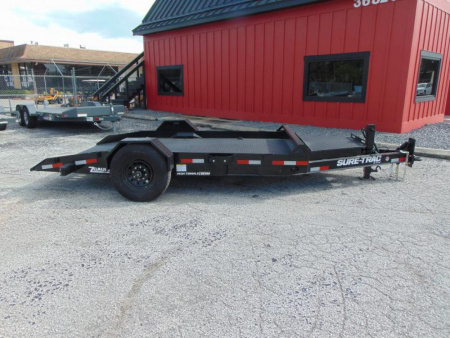 New Sure-Trac 7x12 Pro Series 7.8k Single Axle Tilt Equipment Trailer
