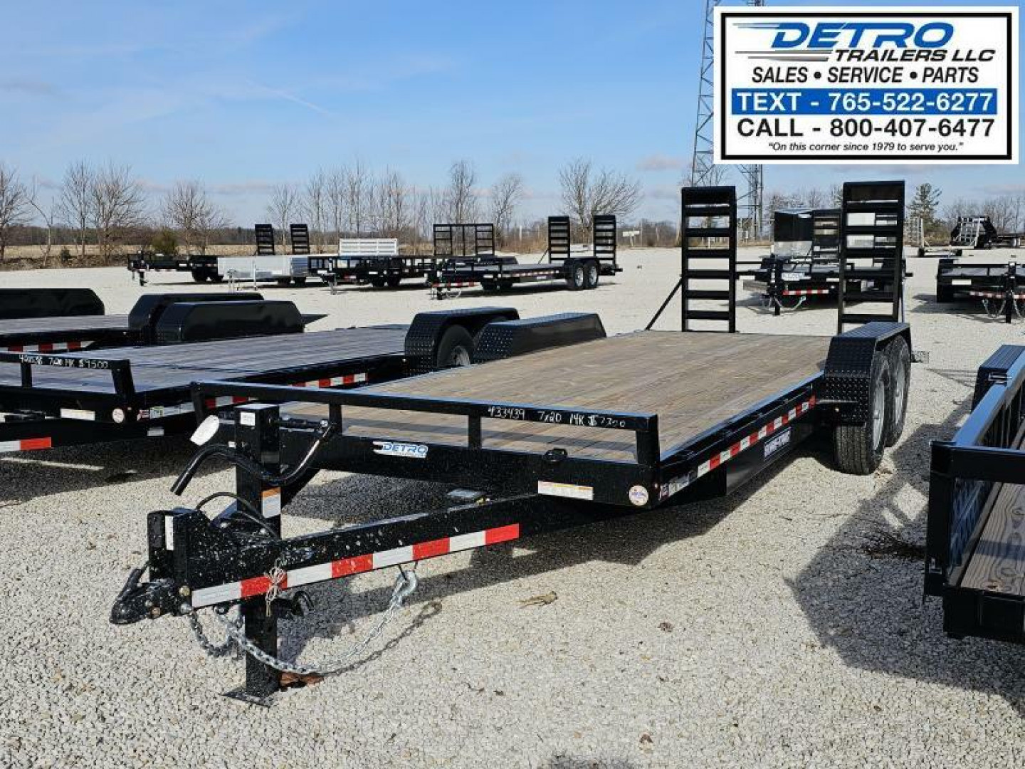 New 2025 Sure-Trac 7' x 20' (18+2) 14K Equipment Trailer