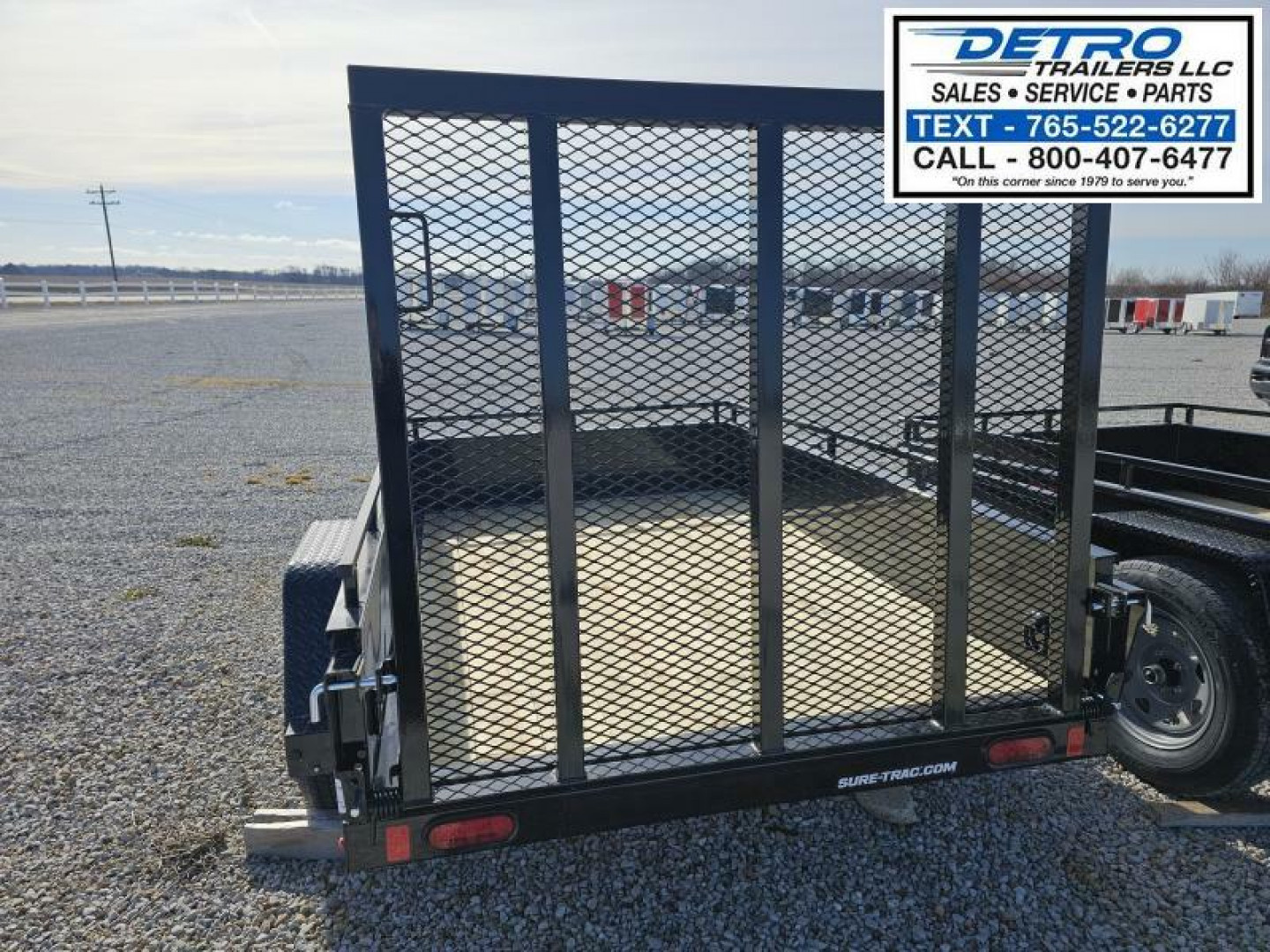 New 2025 Sure-Trac 5' x 8' 3K Idler Steel High Side Utility Trailer
