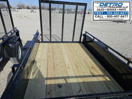 New 2025 Sure-Trac 5' x 8' 3K Idler Steel High Side Utility Trailer