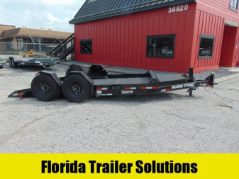 New Sure-Trac 7x14 Pro Series 15.4k Tandem Axle Tilt Equipment Trailer