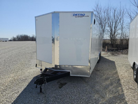 New 2025 Cargo Express EX DLX 8.5' x 24' 10K V-nose Flat Top Car Hauler Trailer